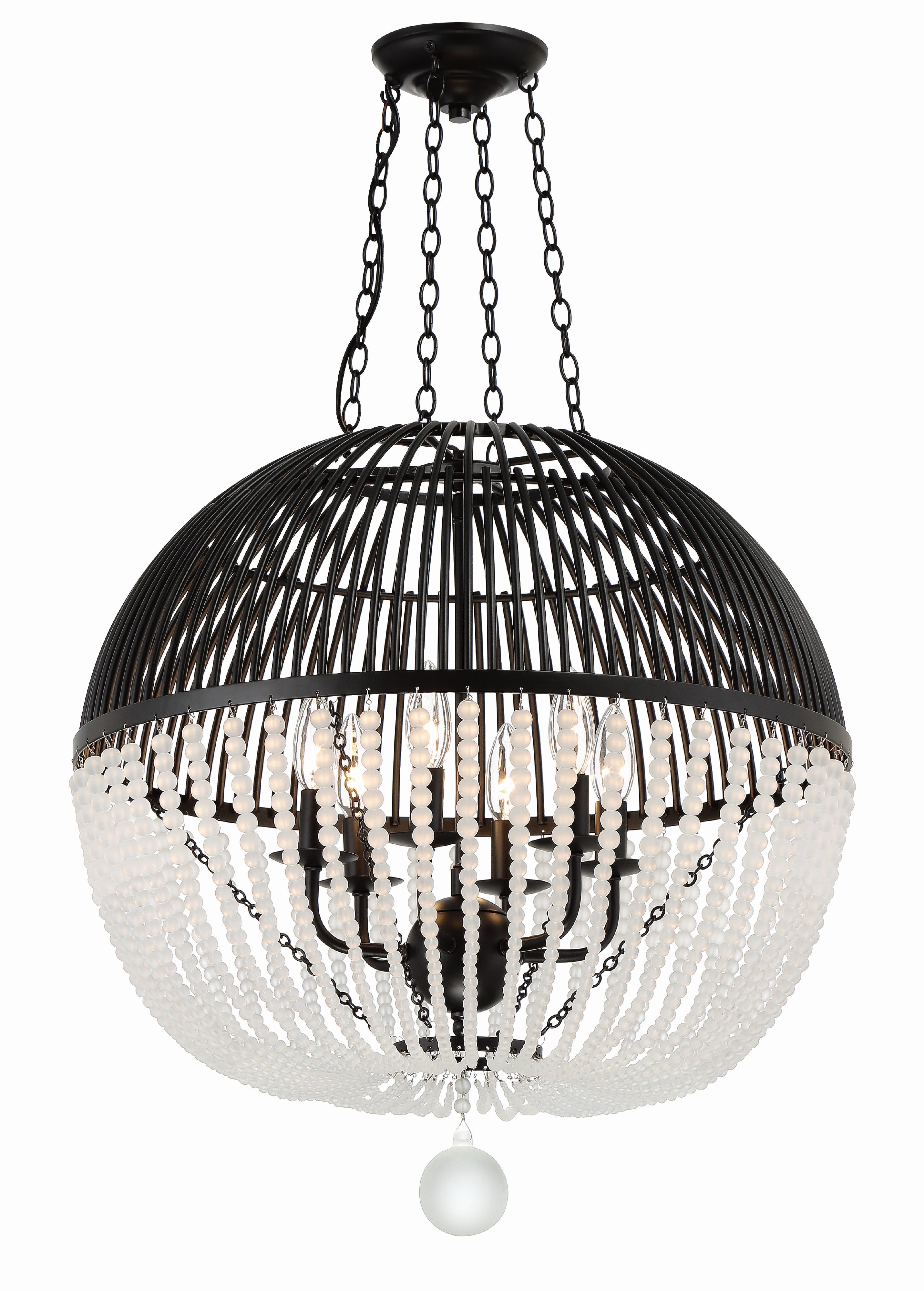 Duval 21'' Matte Black Pendant