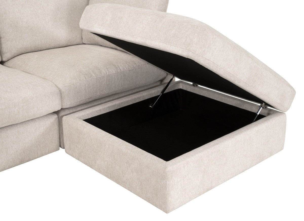 Daley Modular Storage Ottoman