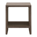 Dovetail End Table | Burnished Brown Acacia