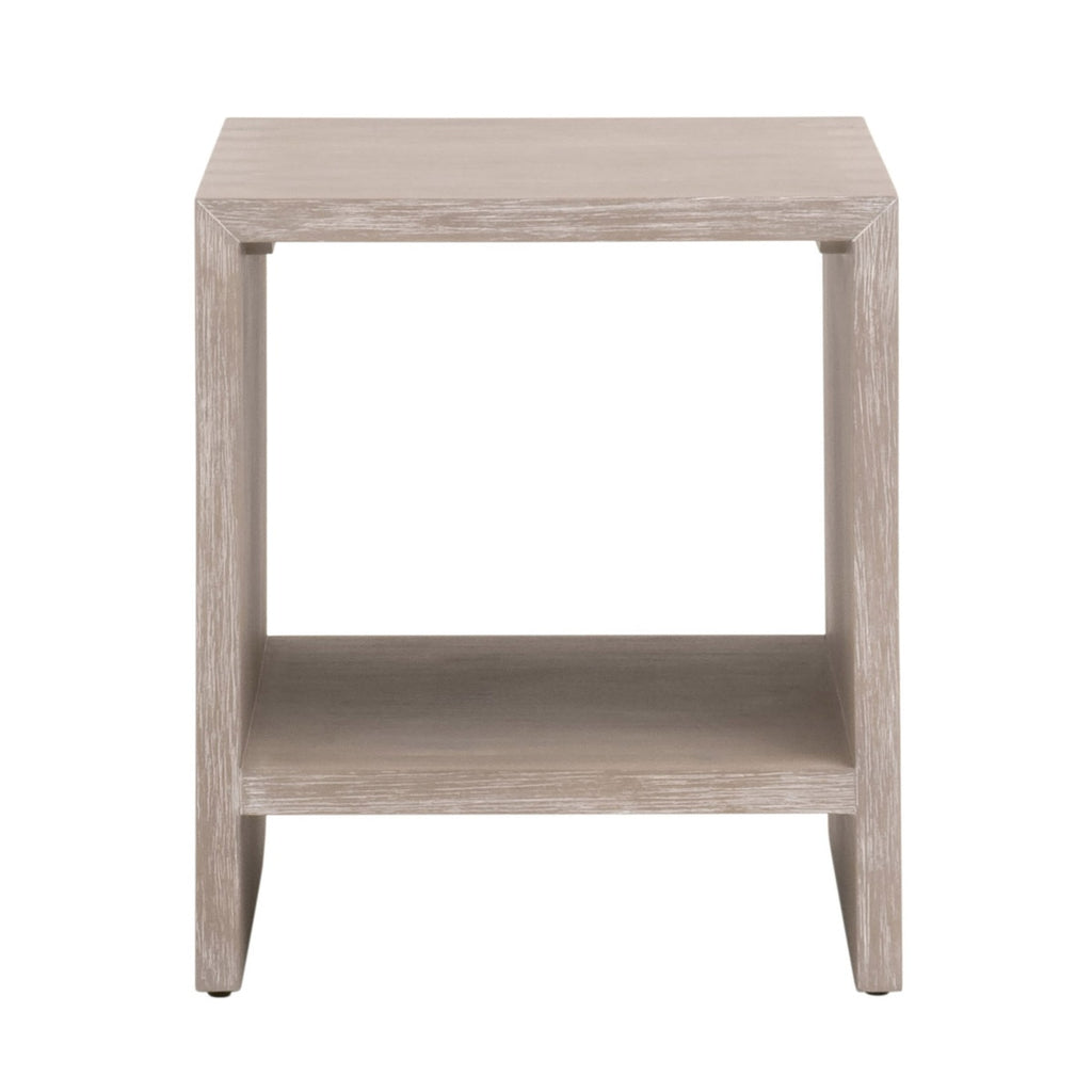 Dovetail End Table | Natural Gray Acacia