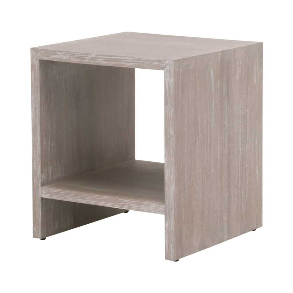 Dovetail End Table | Natural Gray Acacia
