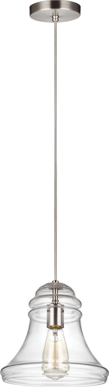 Doyle One Light Mini-Pendant | Satin Nickel
