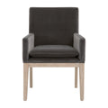 Drake Arm Chair | Dark Dove Velvet