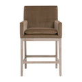 Drake Counter Stool | Caramel Velvet