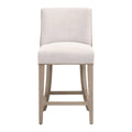 Duet Counter Stool | Bisque French Linen