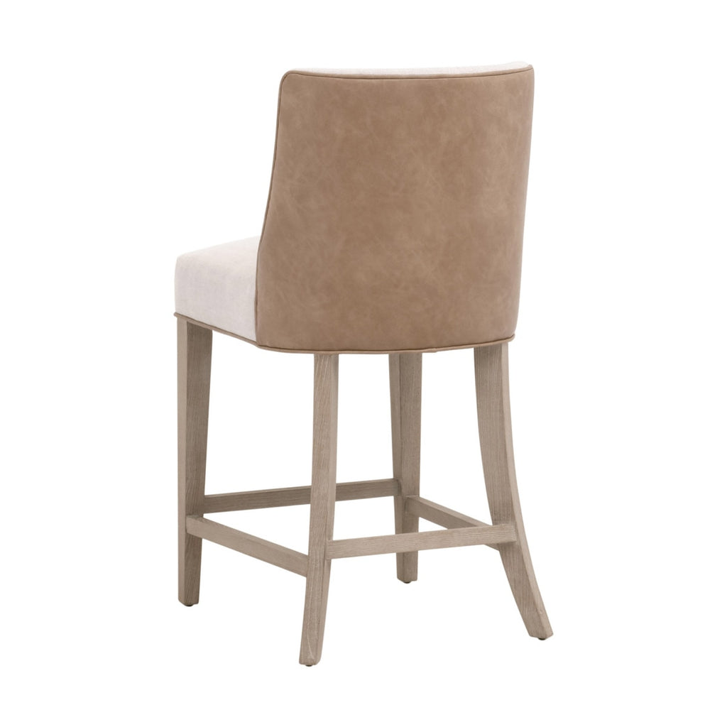 Duet Counter Stool | Bisque French Linen