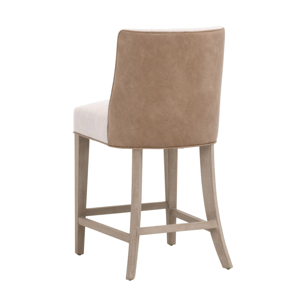Duet Counter Stool | Bisque French Linen