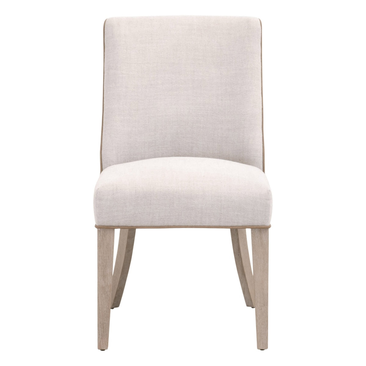 Duet Dining Chair, Set of 2 | Performance Bisque French Linen