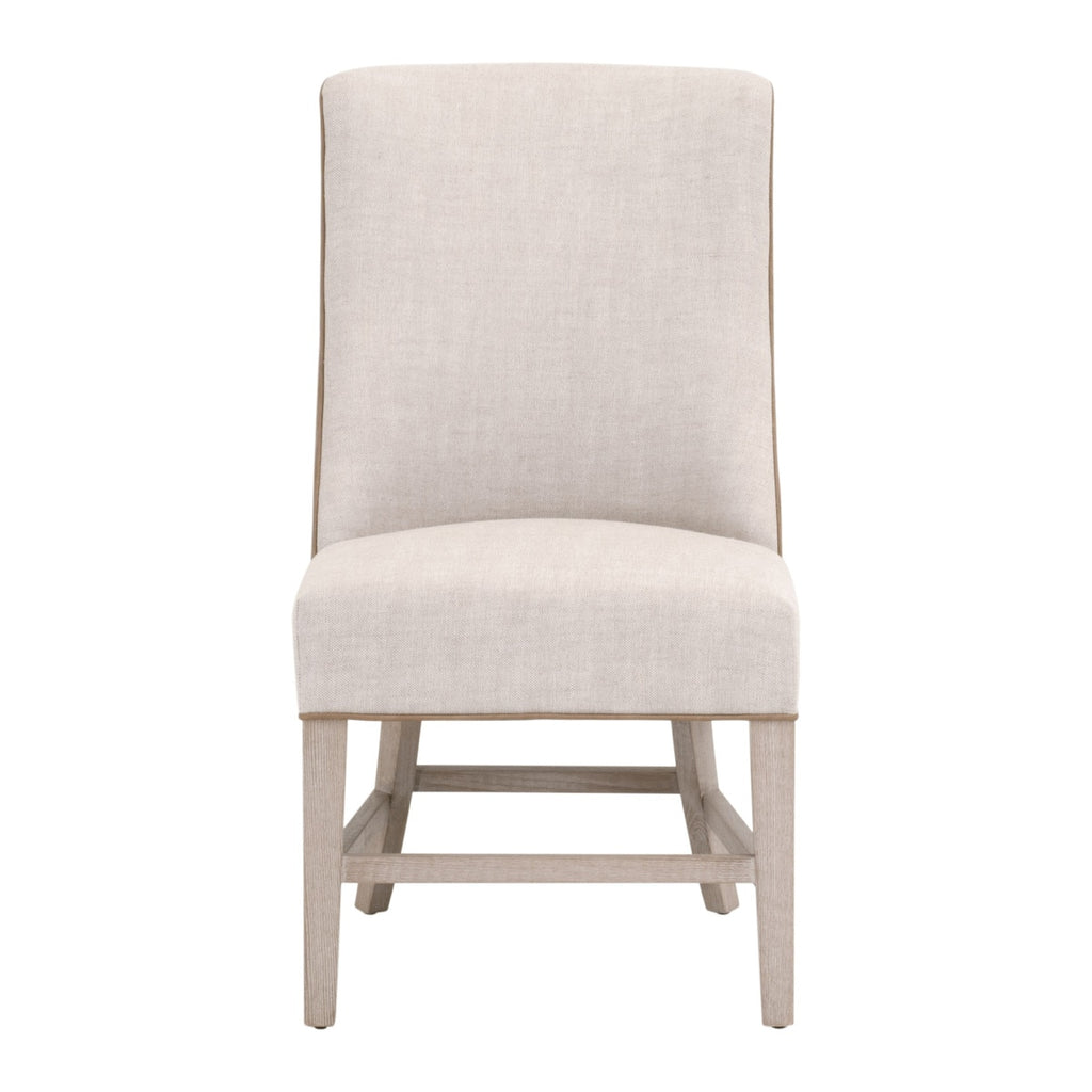 Duet Head Chair | Performance Bisque French Linen