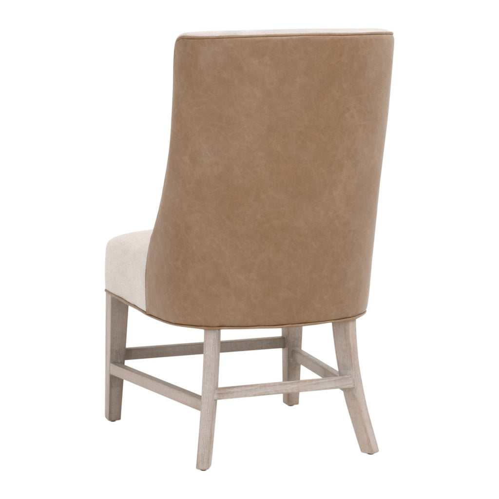 Duet Head Chair | Performance Bisque French Linen