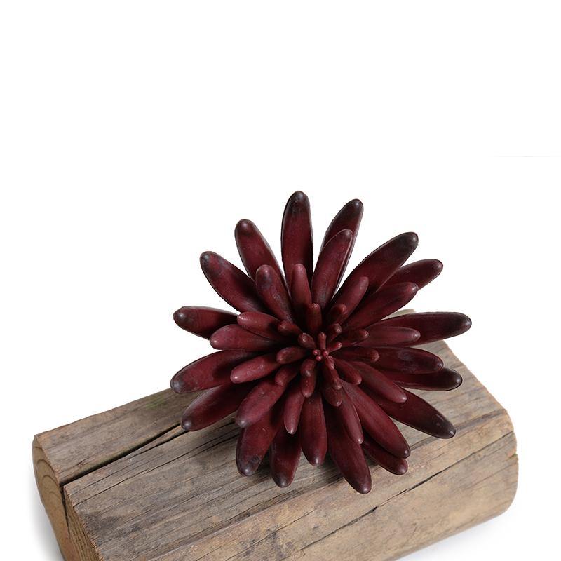 Succulent Pick 5.5" - Burgundy