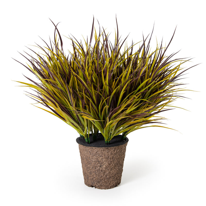 Orchard Grass 31"H Yellow/Green/Wine Tri-color