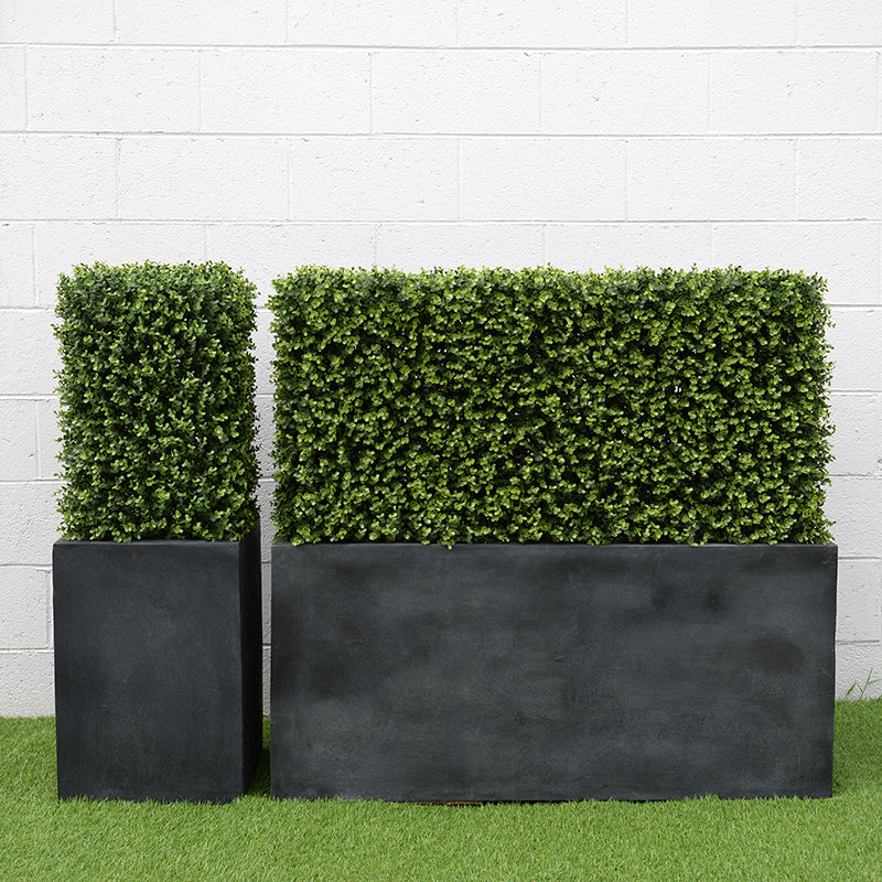 Boxwood Column 22" 15" Gray Column 42"H