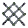 Sedum Garden Trellis w/ Succulents 42" - Gray