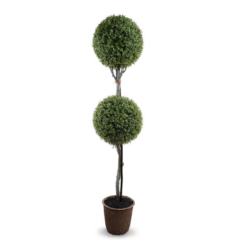 Boxwood Ball Double Topiary 70"H