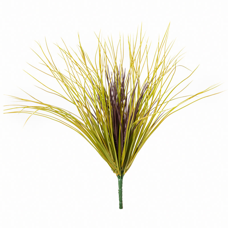 Onion Grass Spray 20" Yellow/Green/Wine Tri-color