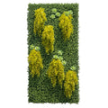 4' x 8' Green Wallscape Kit - Boxwood, Ginseng vines, Succulents