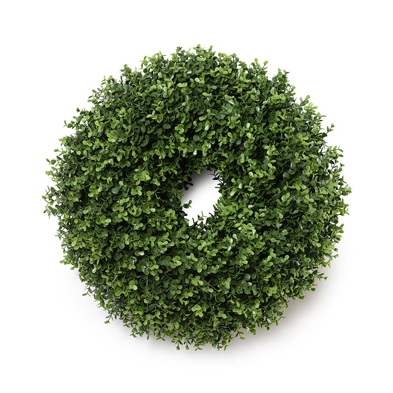 Enduraleaf Boxwood Double-sided Wreath 18"