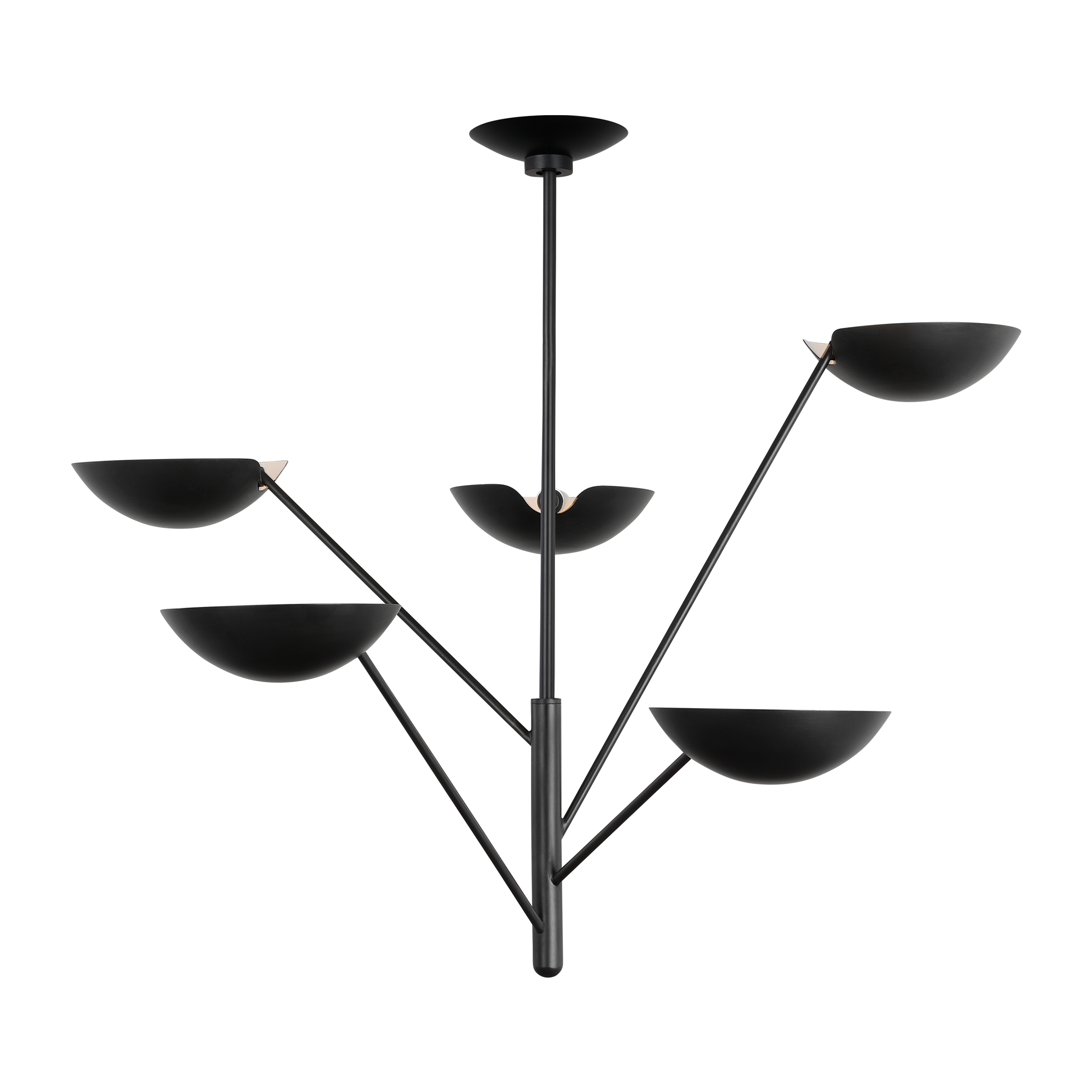 Nevel Tall Chandelier | Aged Iron