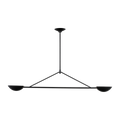 Nevel Medium Linear Chandelier Aged Iron