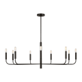 Brianna Wide Chandelier Aged Iron