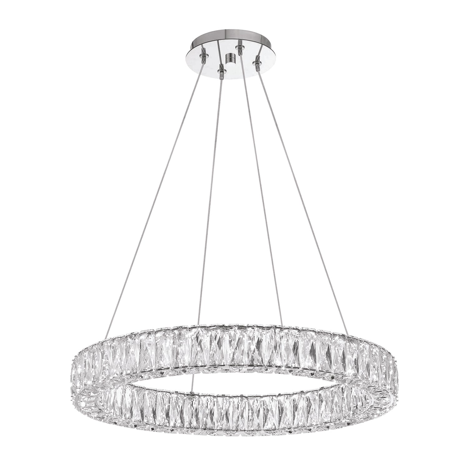 Kinsley 24'' Polished Chrome Chandelier