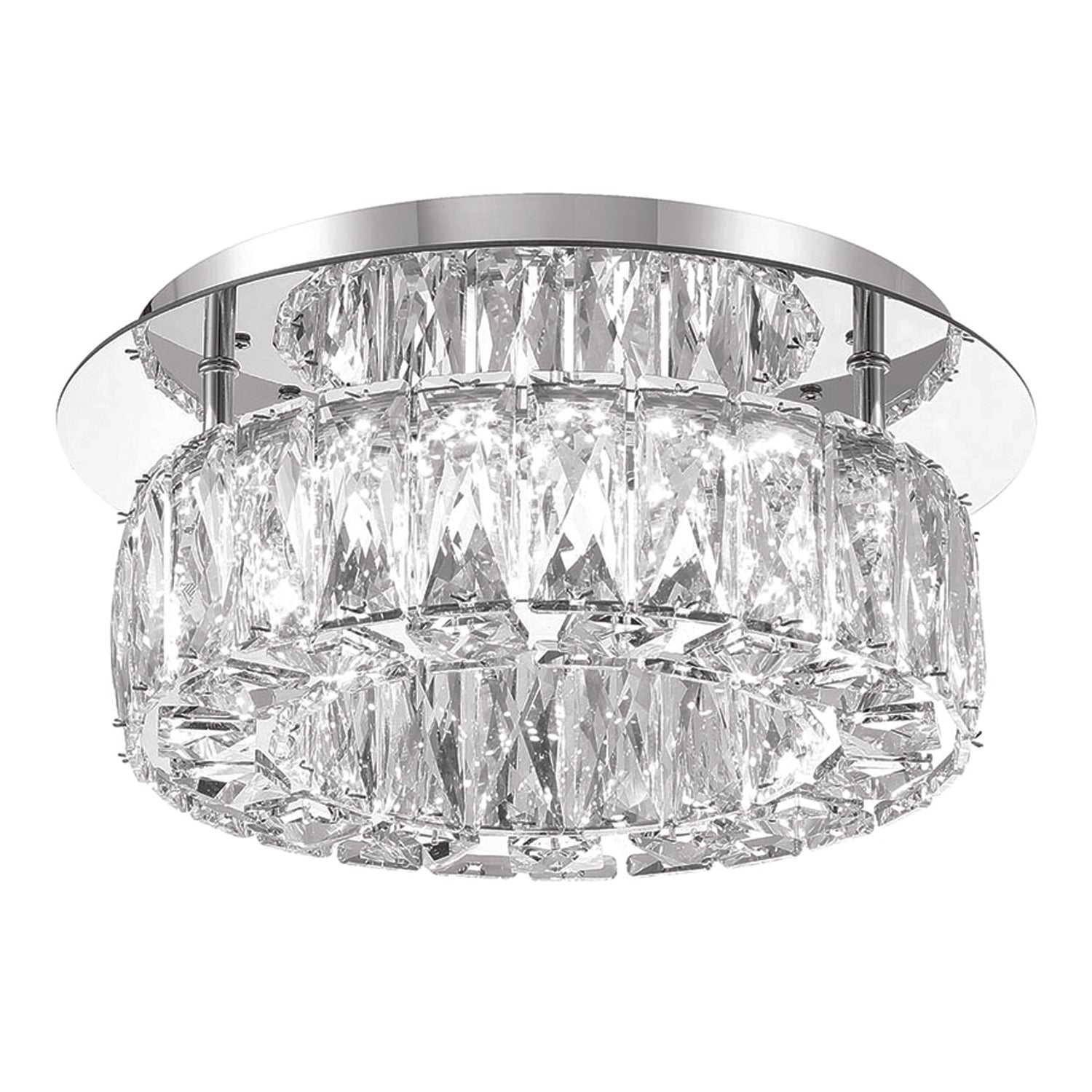 Kinsley 12'' Polished Chrome Flush Mount