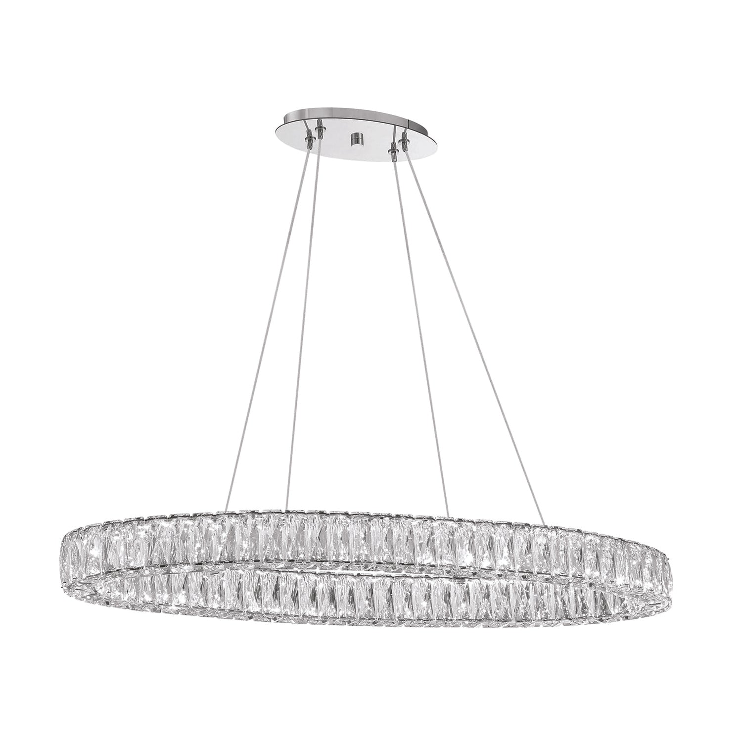 Kinsley 39'' Polished Chrome Chandelier