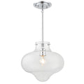 Kai 12" Polished Chrome Pendant