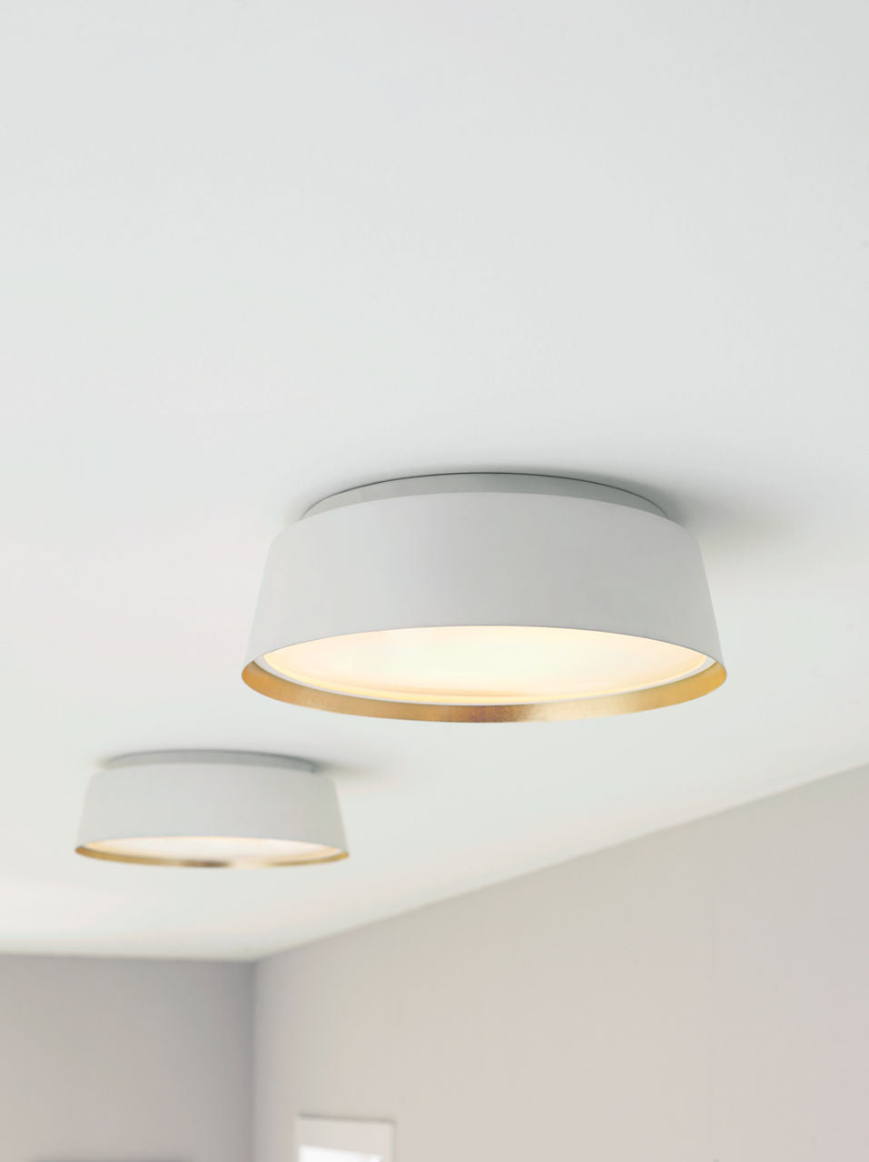 Asher Medium Flush Mount Matte White