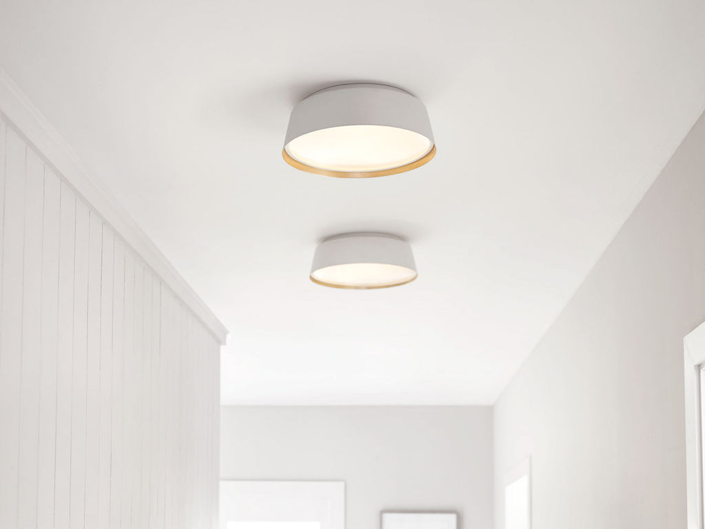 Asher Medium Flush Mount Matte White