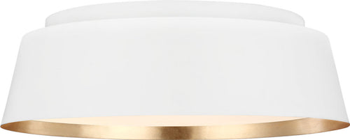 Asher Medium Flush Mount Matte White
