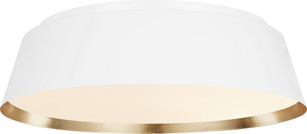 Asher Large Flush Mount Matte White