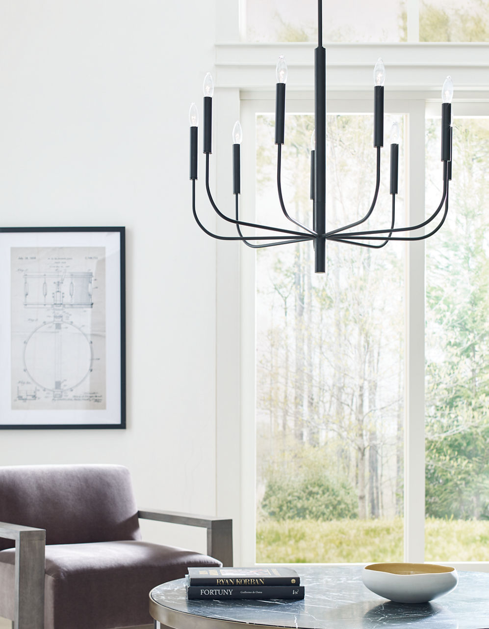 Brianna Medium Chandelier Aged Iron