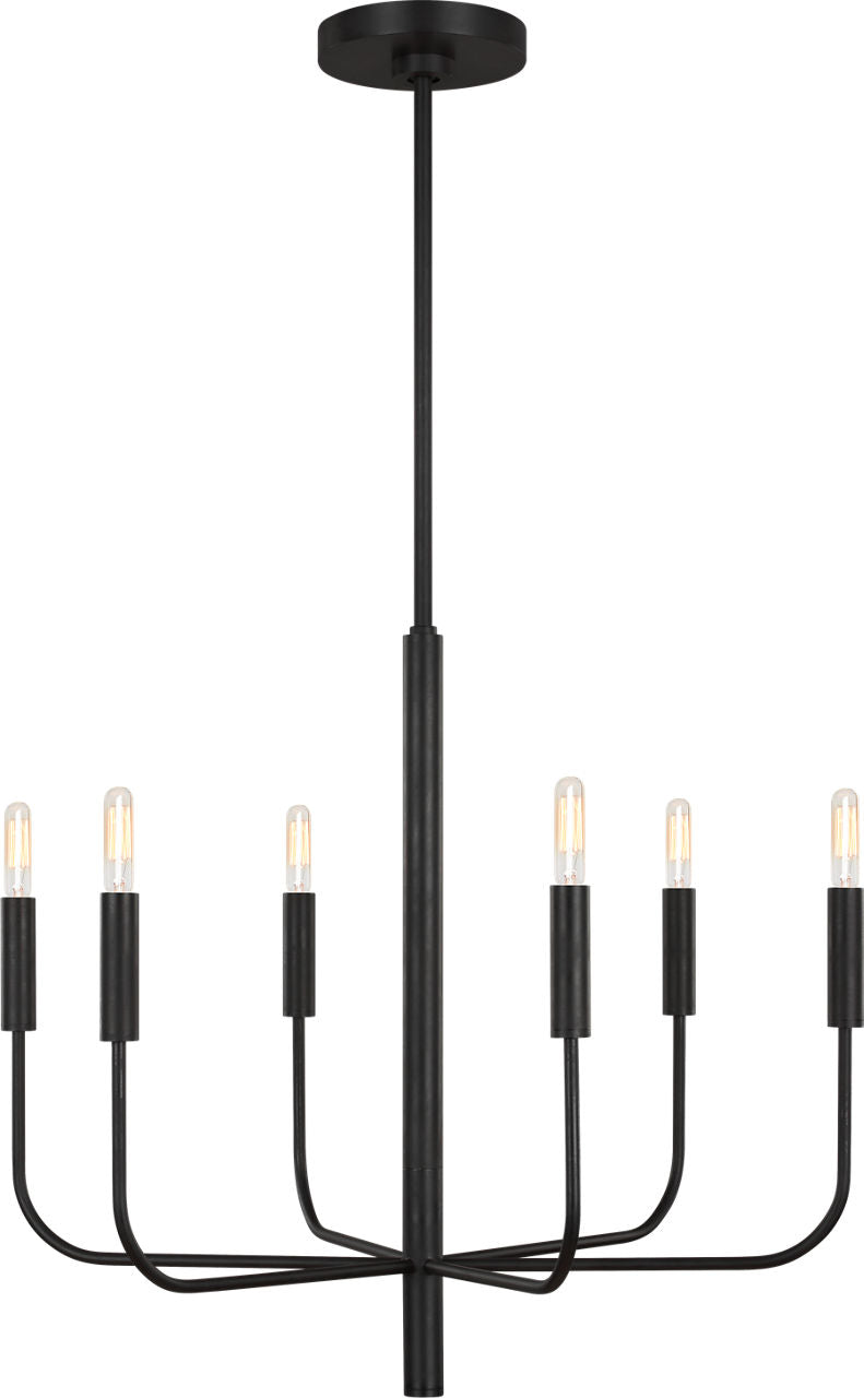 Brianna Small Chandelier | Aged Iron