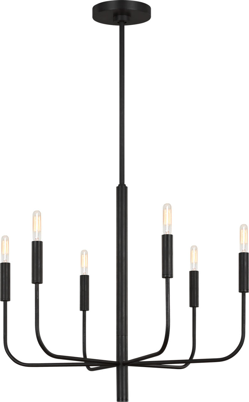 Brianna Small Chandelier | Aged Iron