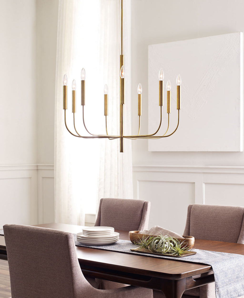 Brianna Medium Chandelier Burnished Brass