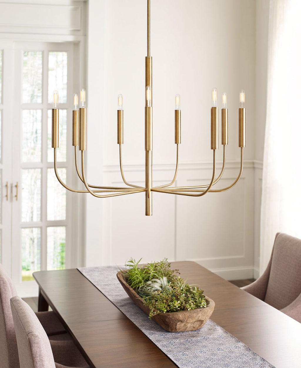 Brianna Medium Chandelier Burnished Brass