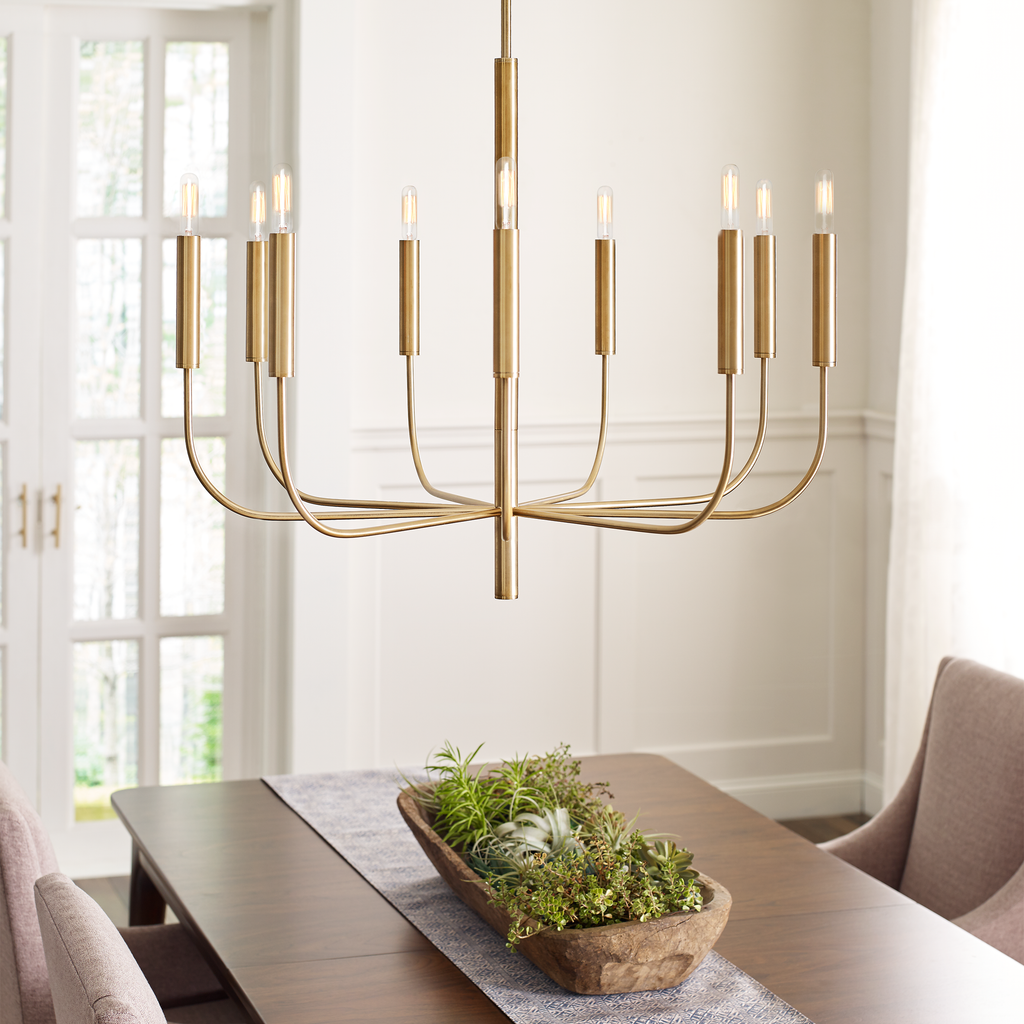 Brianna Medium Chandelier Burnished Brass