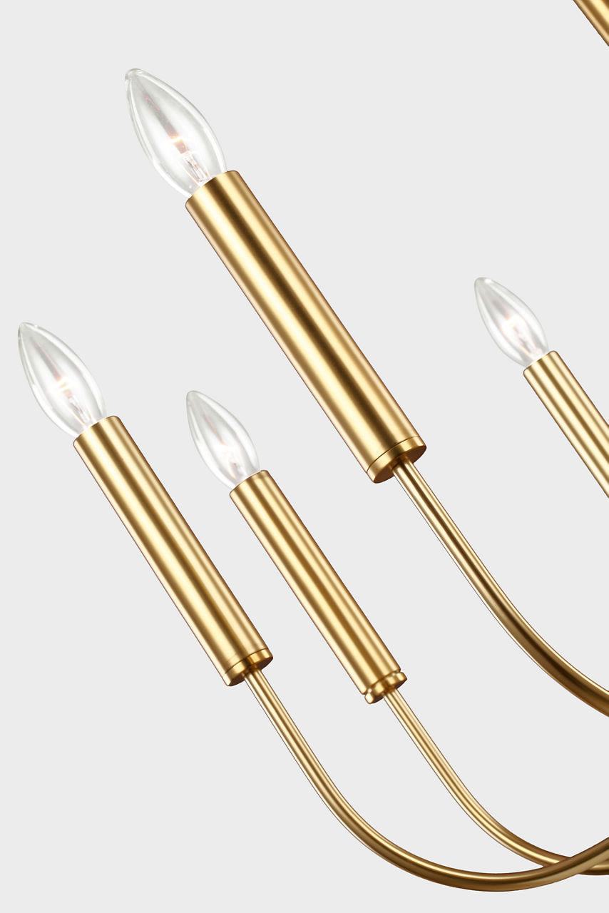 Brianna Medium Chandelier Burnished Brass