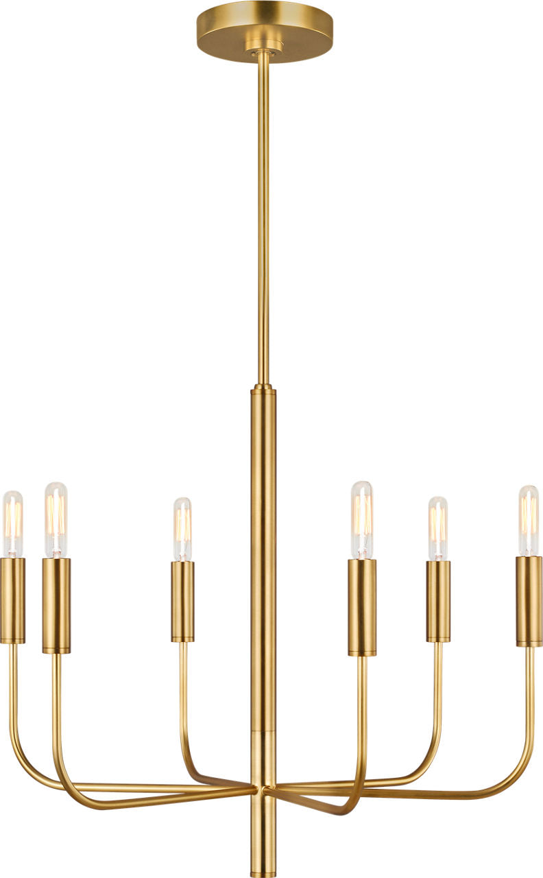 Brianna Small Chandelier | Burnished Brass