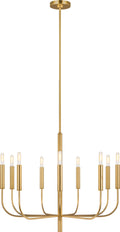 Brianna Medium Chandelier Burnished Brass