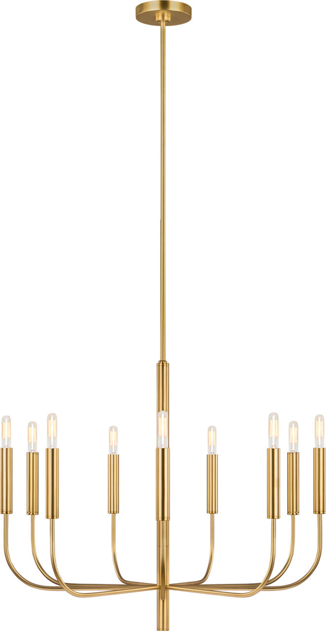 Brianna Medium Chandelier Burnished Brass