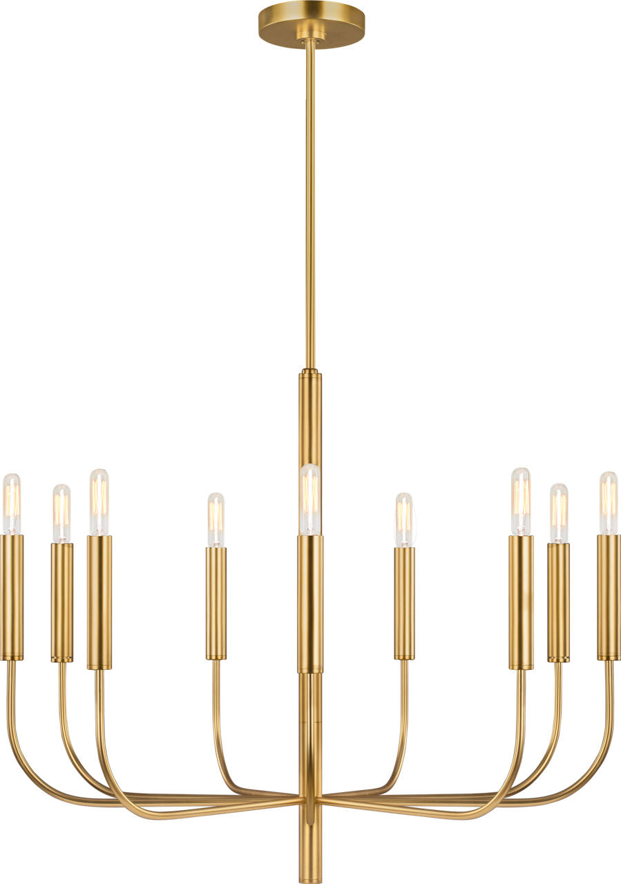 Brianna Medium Chandelier Burnished Brass