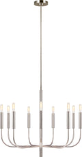 Brianna Medium Chandelier Polished Nickel