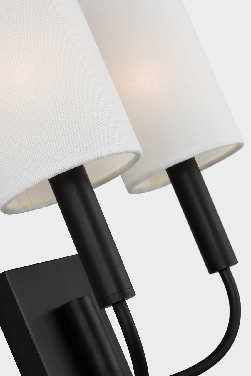 Brianna Double Sconce Aged Iron