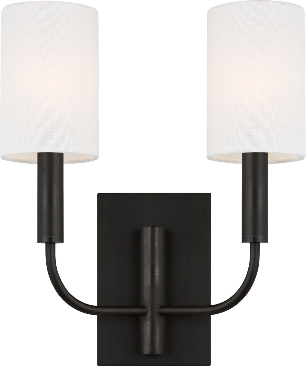 Brianna Double Sconce Aged Iron