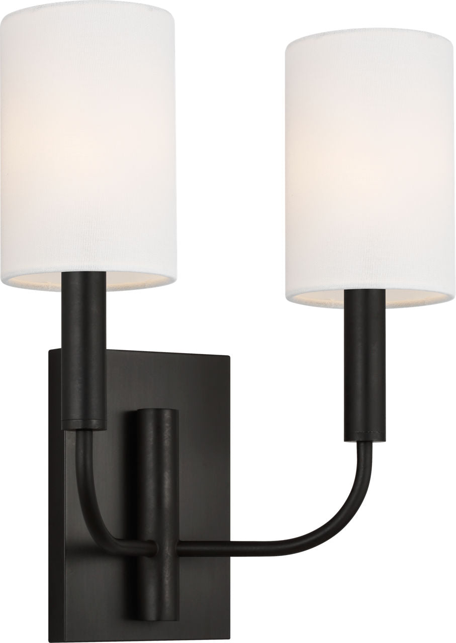 Brianna Double Sconce Aged Iron