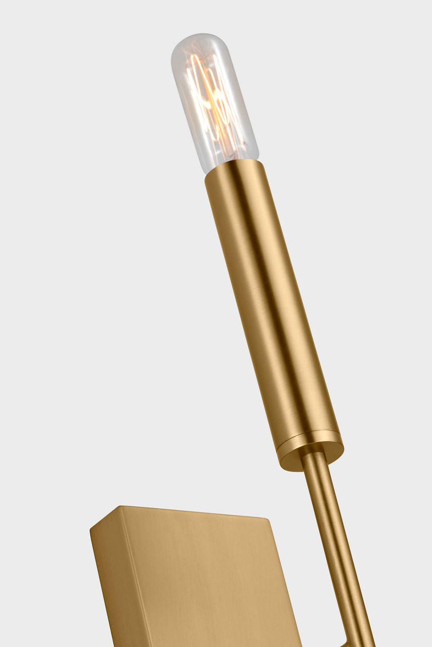 Brianna Tail Sconce Burnished Brass