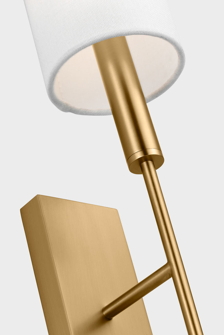Brianna Tail Sconce Burnished Brass